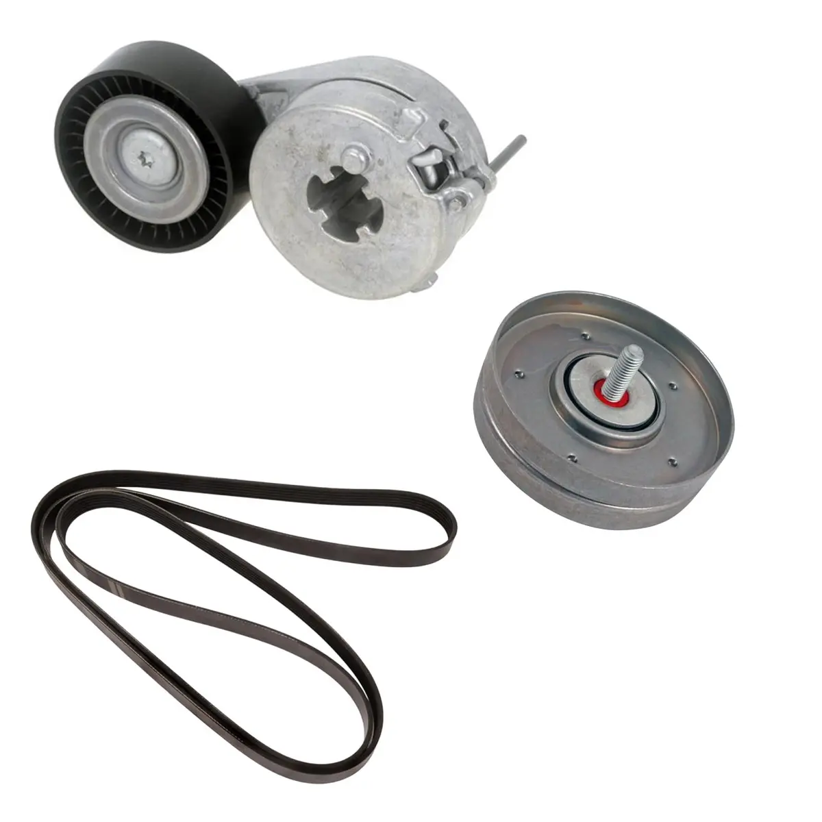 Belt Tensioner Pulley Engine Belt For Audi A4 Sedan 2.0L 2009 2010 2011 2012 1
