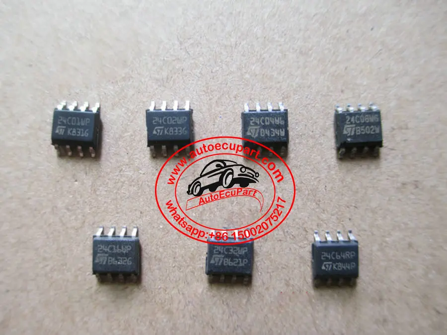 35Pcs/Lot 24Cxx Sop8 Eprom  Ic Original New 24C01 24C02 24C04 24C08 24C16 24C32 24C64 1