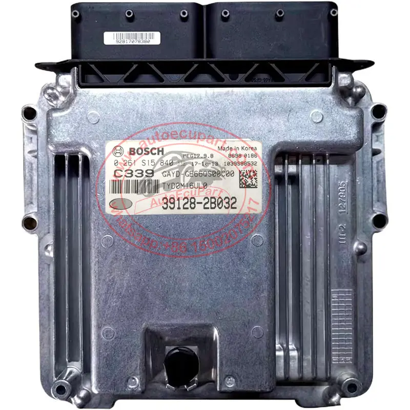 New Original 39128-2B032 C339 Meg17.9.8 Ecu For Kia Cerato Forte 2016-2018 Electric Control Unit 391282B032 (0261S15840) 1