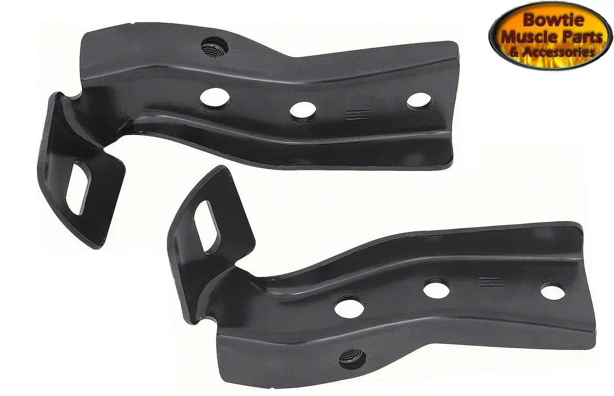 1969 69 Camaro Front Bumper Outer Brackets Pair Left Right 3949621 3949622 1