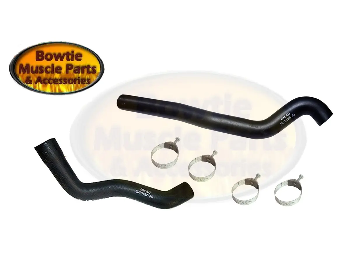 70-78 Camaro Upper Lower Radiator Hose W/Tower Clamps Gm Part 3970122 3970124 1