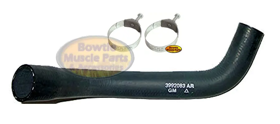 71 72 Chevelle El Camino Ss 402 454 Lower Radiator Hose W/Tower Clamps 3992083 1