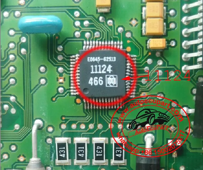 5Pcs 11124 Automotive Consumable Chips Ic For Delphi Ecu Components 1