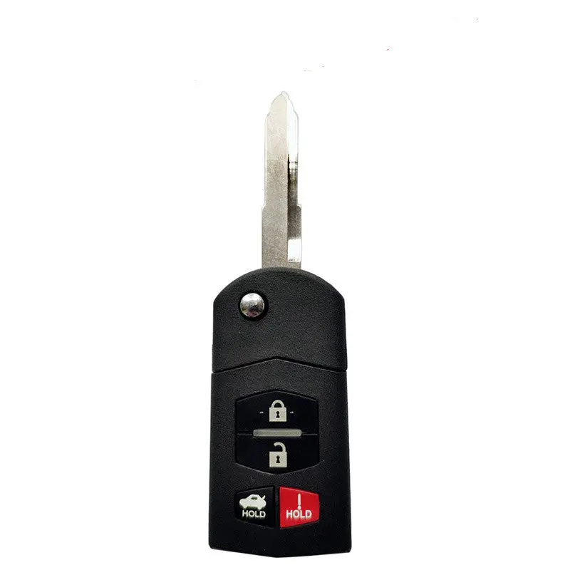 3+1 Buttons 315Mhz Flip Remote Key For Mazda 6 2009-2013 - 5Wk43451e (Id 83 Chip) 1