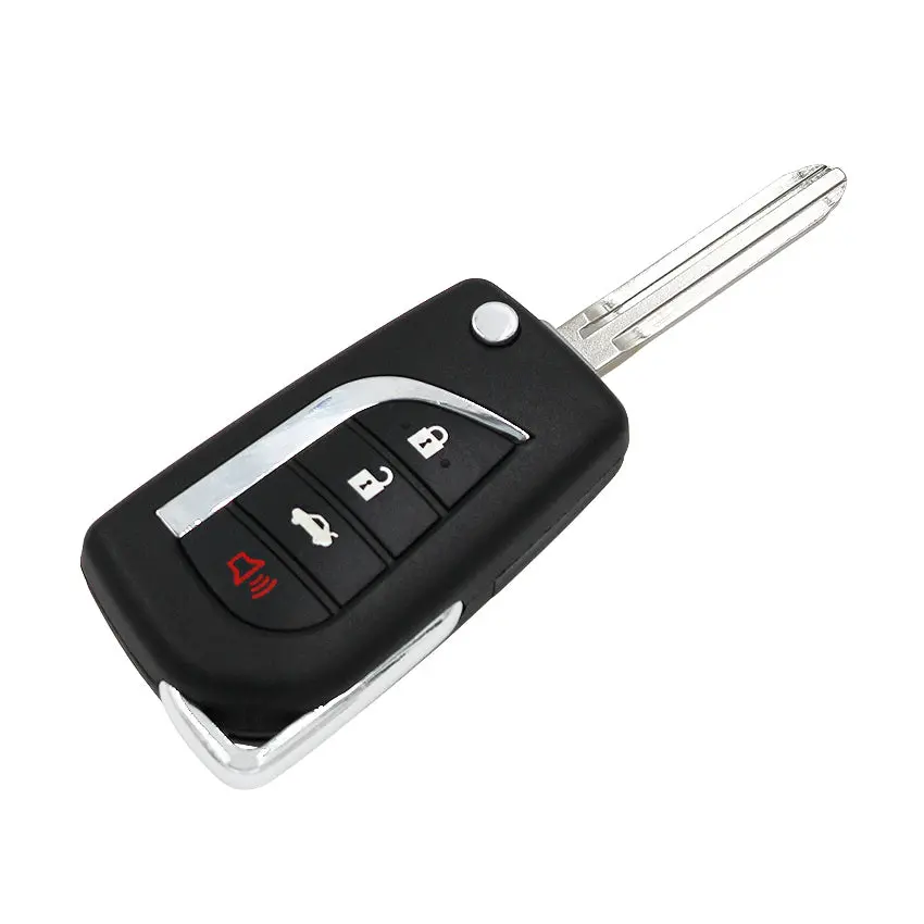 3+1Btn Flip Key For Toyota Camry/Rav4 314.4Mhz With 4D-67 Chip / 4D-G Chip Fcc Id : Hyq12bby Replace 1
