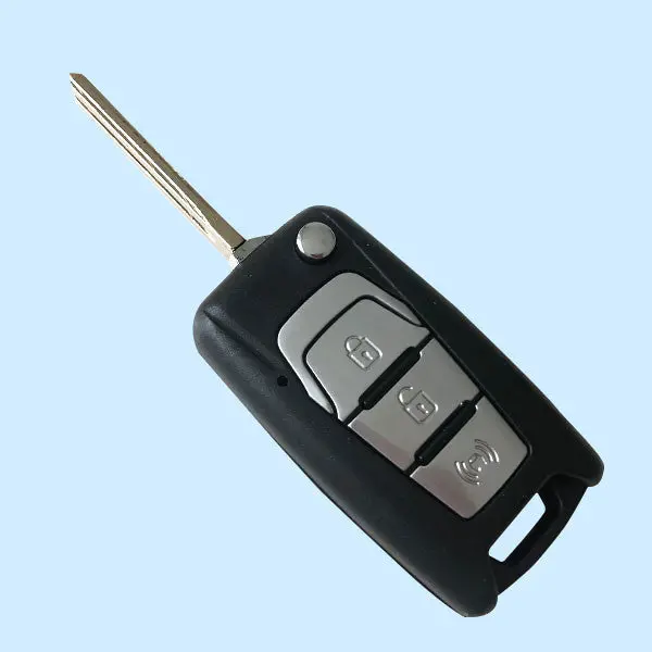 3 Button Flip Key Case Shell For Ssangyong 1