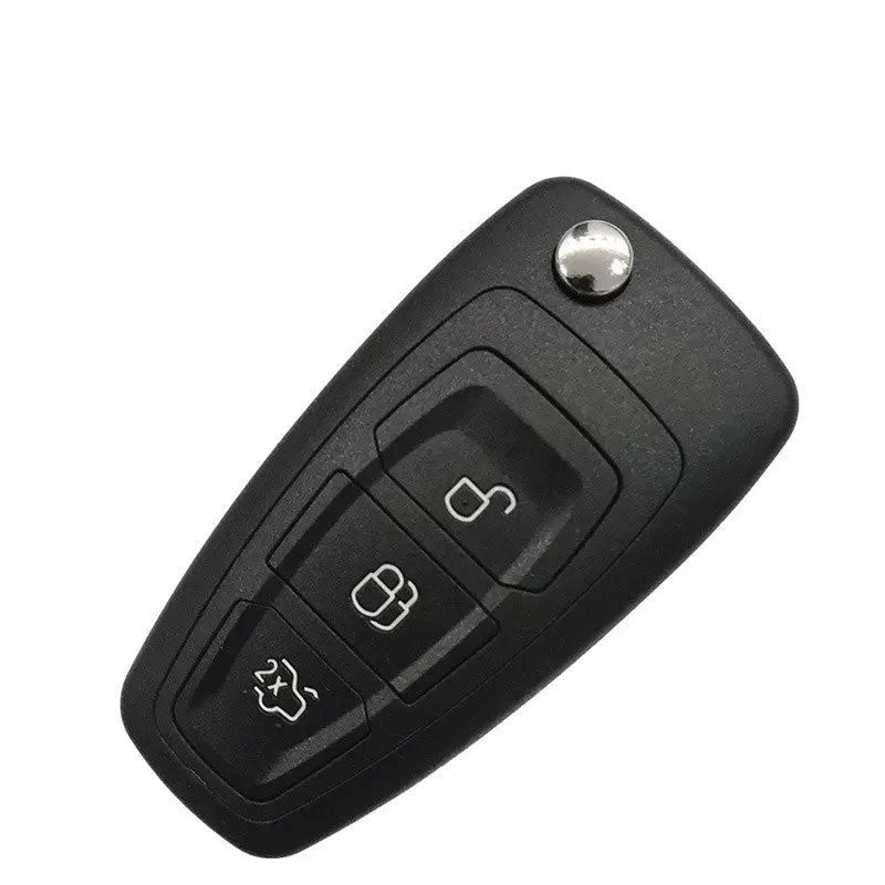 3 Buttons 434Mhz Flip Remote Key For Ford Focus - With 4D63 80 Bit Chip 1