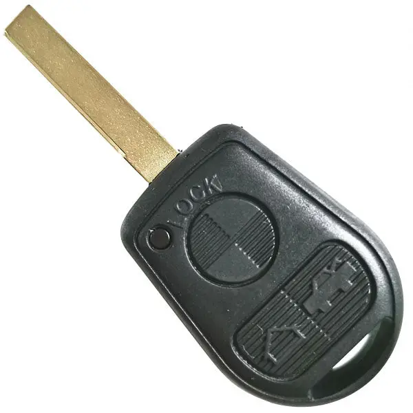 3 Buttons Key Shell With Hu92 Blade For Bmw - 5 Pcs 1