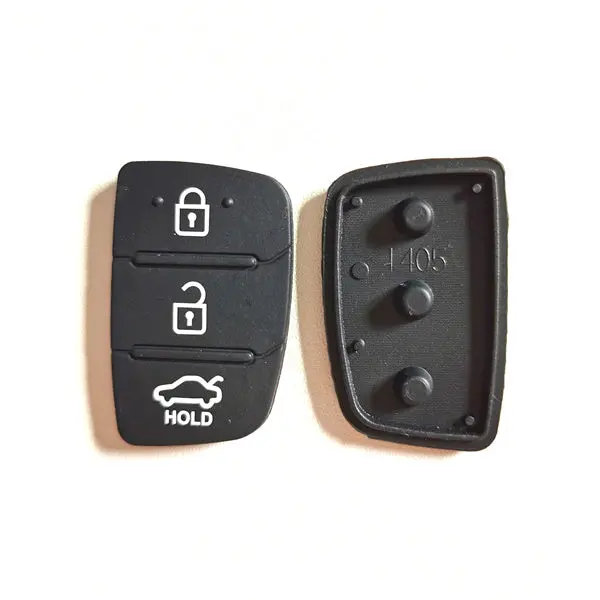 3 Buttons Remote Rubber For Hyundai 10 Pcs 1