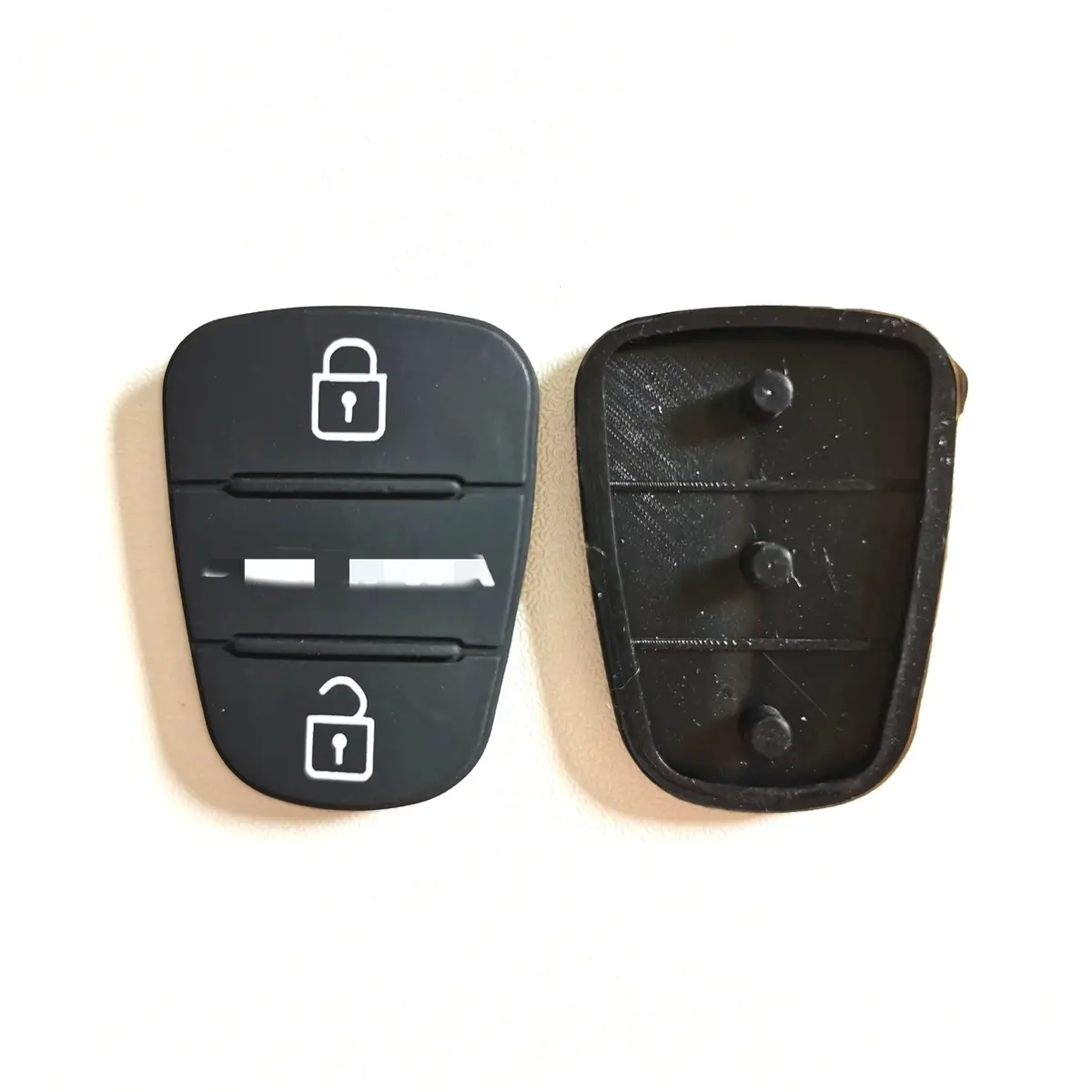 3 Buttons Rubber Pad For Hyundai - 5Pcs 1