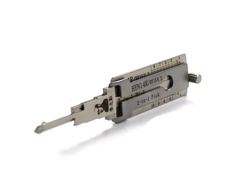 Original Lishi Hyn14r Hy15 For Hyundai Kia 2-In-1 Pick - Door / Trunk 1