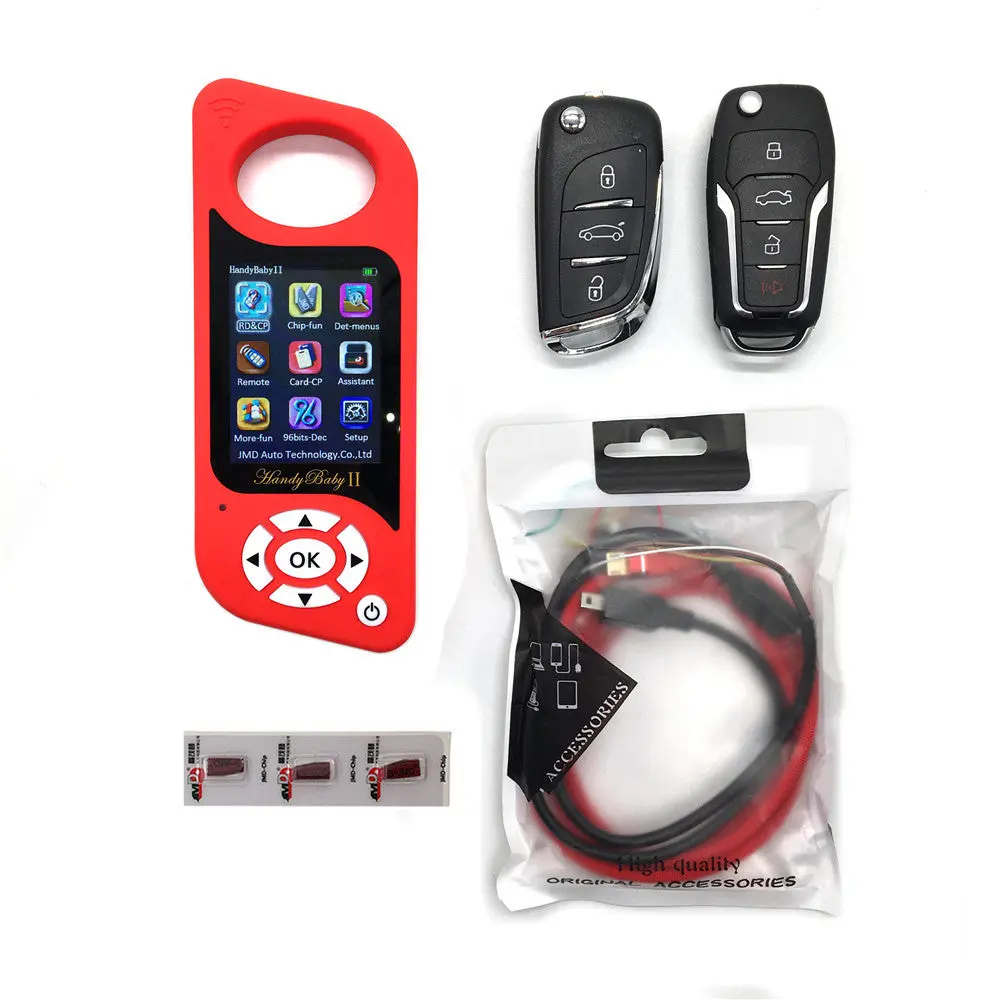 Handy Baby 2 Ii Key Programmer Hand-Held Car Key Copy Key Programmer For 4D/46/48 Chips+G And 96Bit 48 Function 1