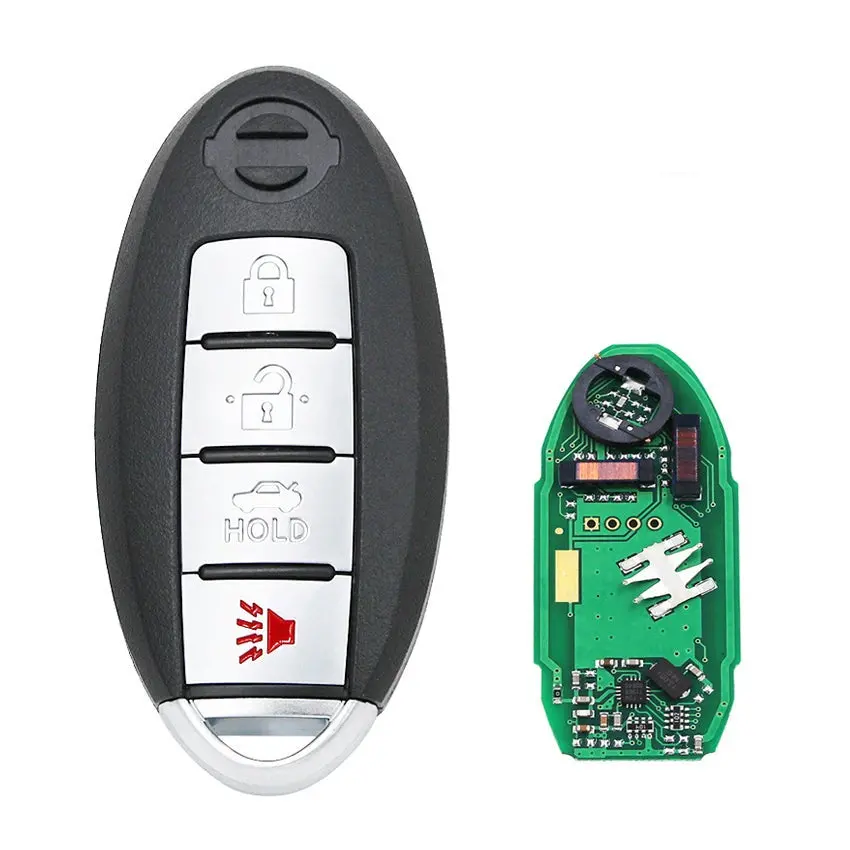 4 Button Smart Key 433Mhz Pcf7953xtt Chip For Nissan Teana 1
