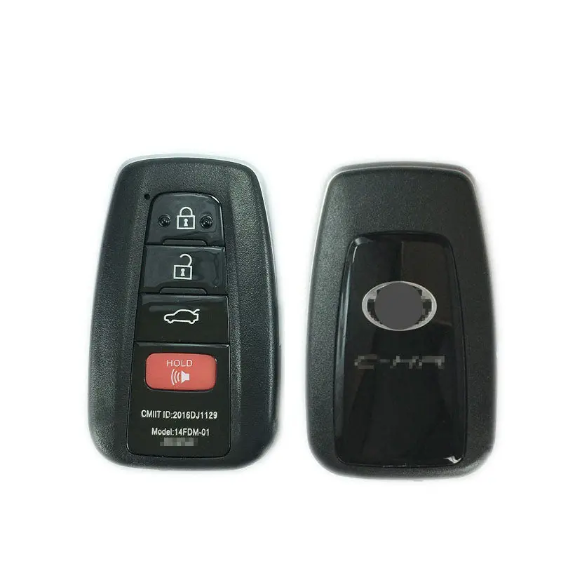 4 Button Smart Key Shell Case For Toyota C-Hr 2018- Fit For Lonsdor K518 Kh100 Pcb Control 1