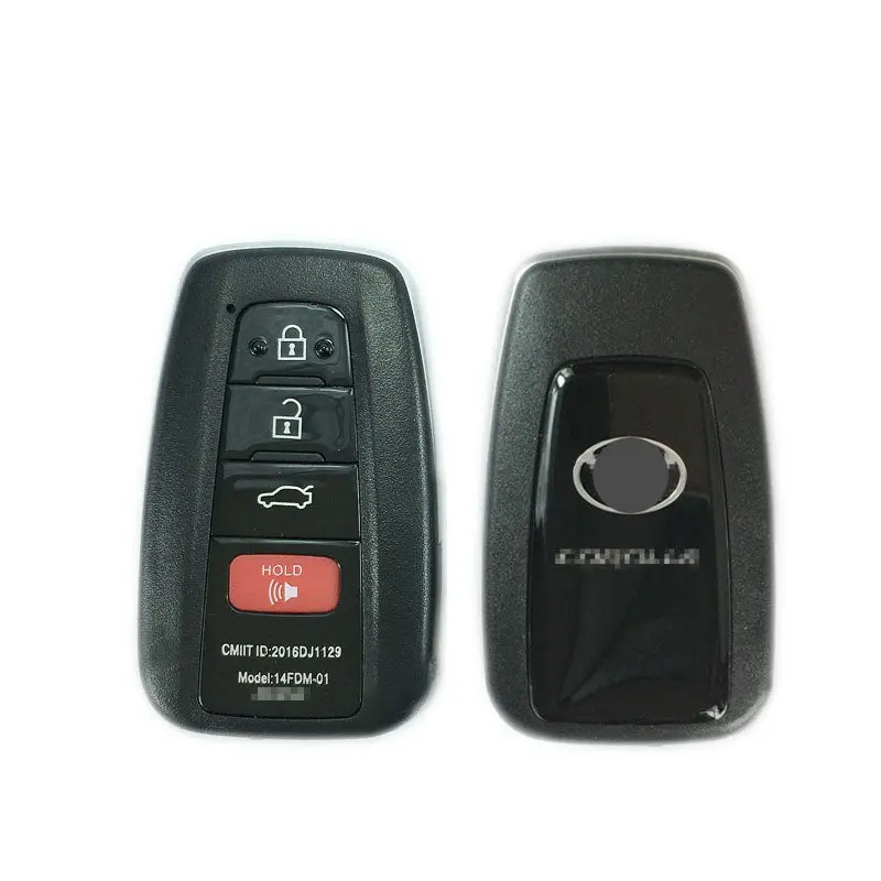 4 Button Smart Key Shell Case For Toyota Corolla 2018- Fit For Lonsdor K518 Kh100 Pcb Control 1