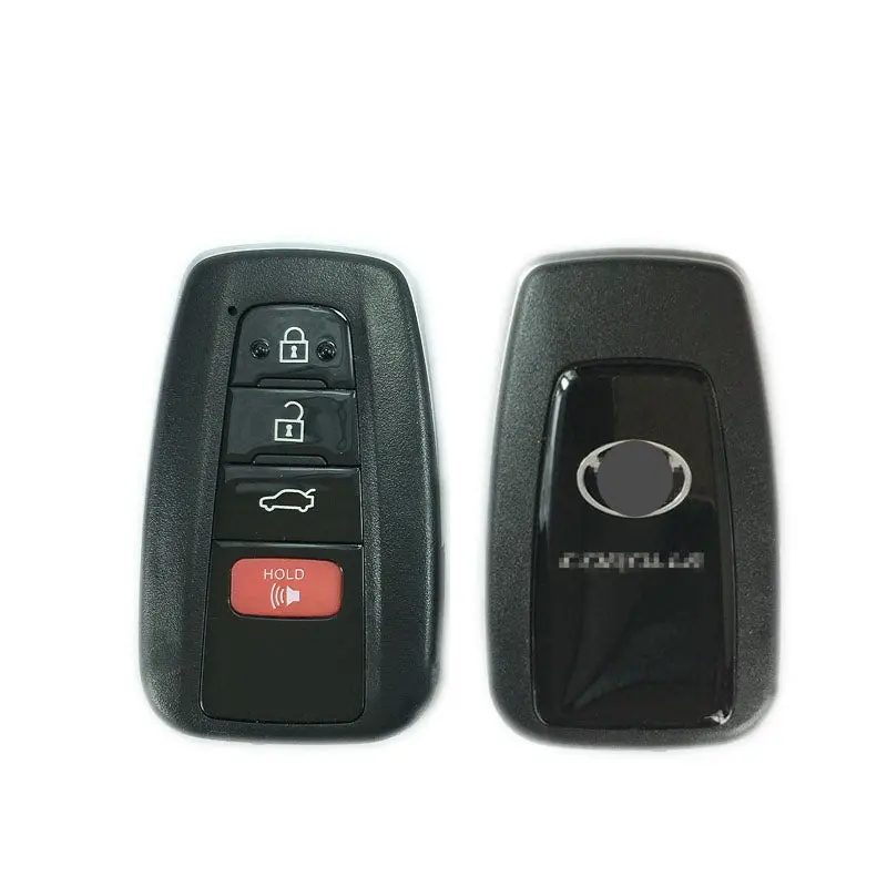 4 Button Smart Key Shell Case For Toyota Corolla 2018- Fit For Lonsdor K518 Kh100 Pcb Control (No Words: D14fdm-01） 1