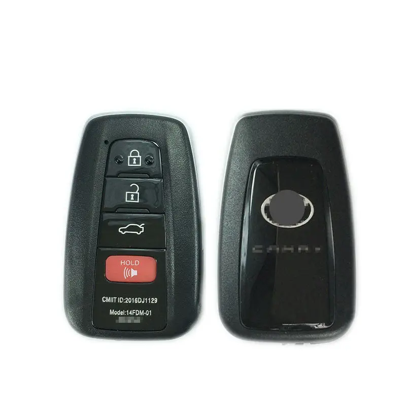 4 Button Smart Key Shell Case For Toyota Crmry 2018- Fit For Lonsdor K518 Kh100 Pcb Control 1