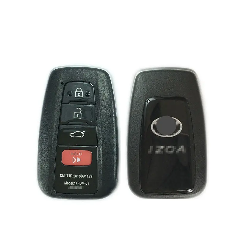 4 Button Smart Key Shell Case For Toyota Izoa 2018- Fit For Lonsdor K518 Kh100 Pcb Control 1