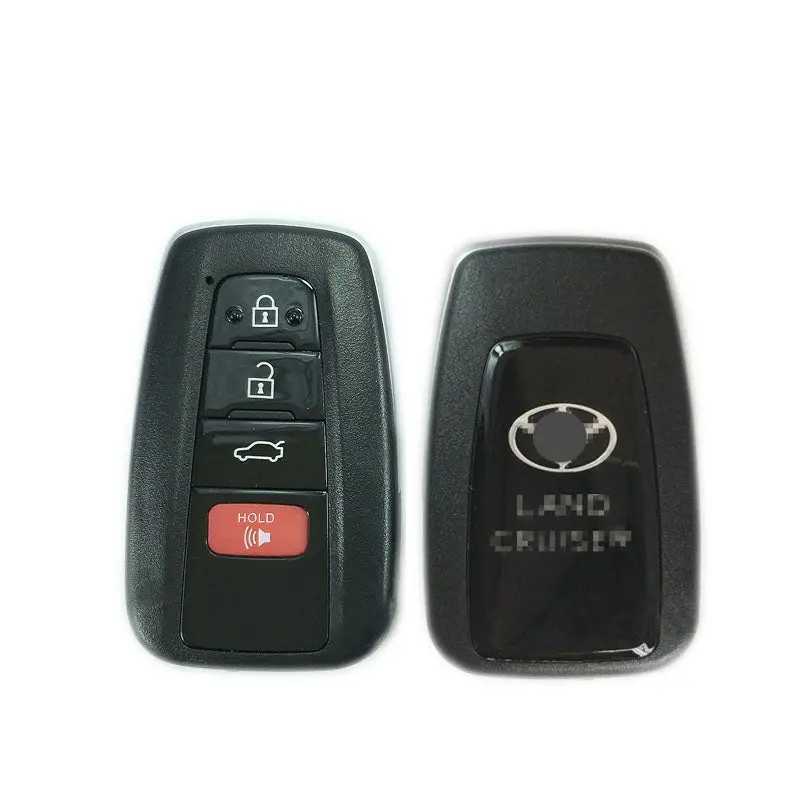 4 Button Smart Key Shell Case For Toyota Land Cruiser 2018- Fit For Lonsdor K518 Kh100 Pcb Control (No Words: D14fdm-01） 1
