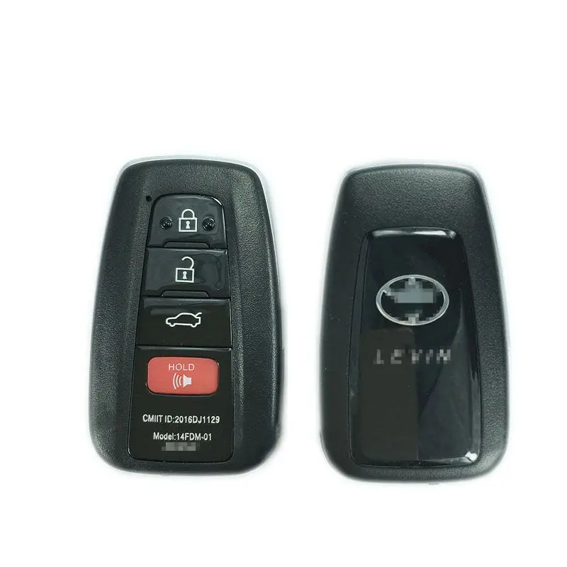 4 Button Smart Key Shell Case For Toyota Levin 2018- Fit For Lonsdor K518 Kh100 Pcb Control 1