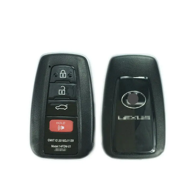 4 Button Smart Key Shell Case For Toyota Lexus 2018- Fit For Lonsdor K518 Kh100 Pcb Control 1