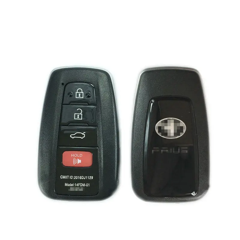 4 Button Smart Key Shell Case For Toyota Prius 2018- Fit For Lonsdor K518 Kh100 Pcb Control 1