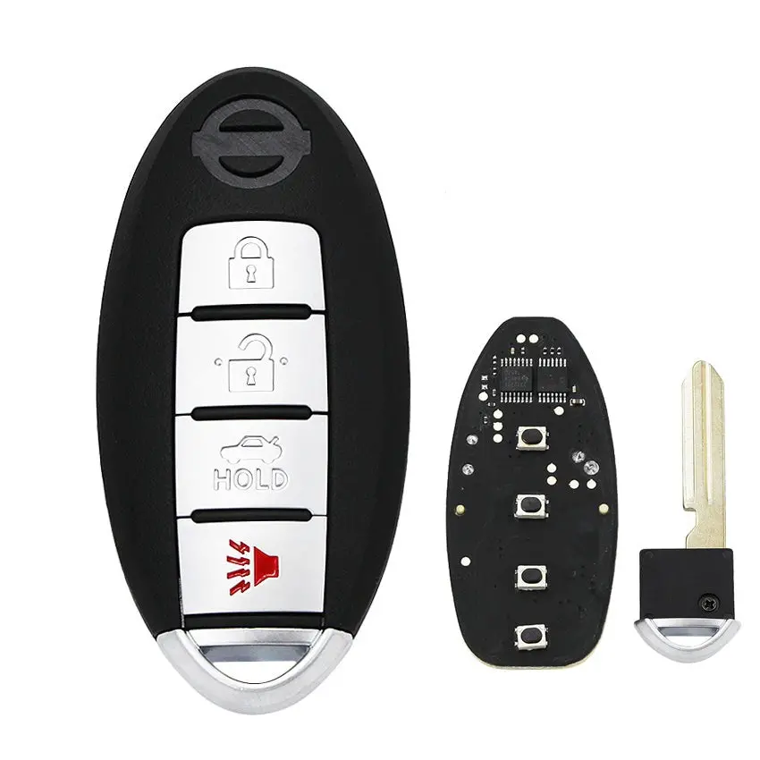 4 Button Smart Remote Key 315Mhz Id46 Chip For Nissan Teana 2005-2008 1