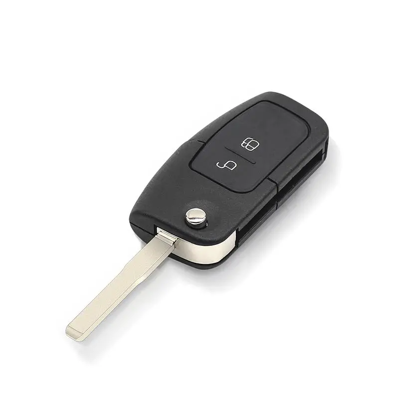 433Mhz 2 Buttons 4D63 Chip Remote Key Fob Hu101 Blade For Ford Focus Mondeo Ecosport 1