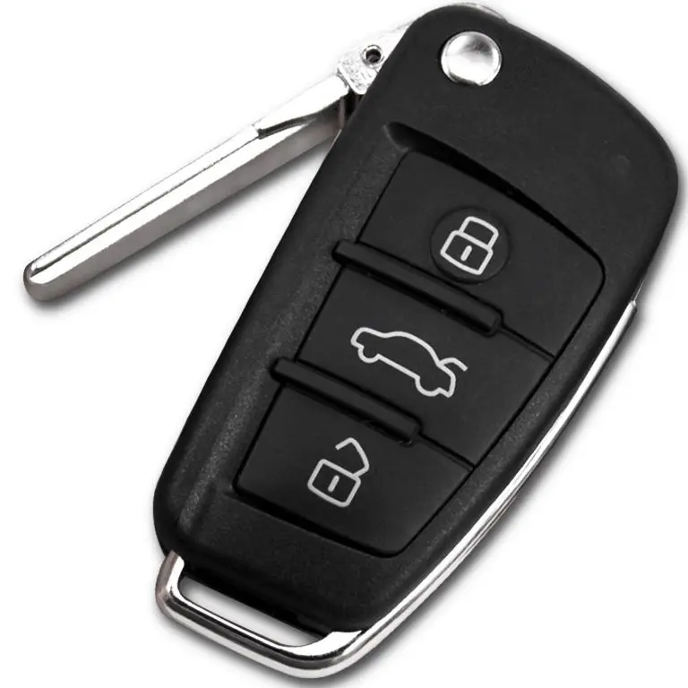 8E0837220q / 8E0837220k / 8E0837220d 433Mhz 48 Chip Flip Remote Key For Audi A4 S4 Rs4 3 Button 1