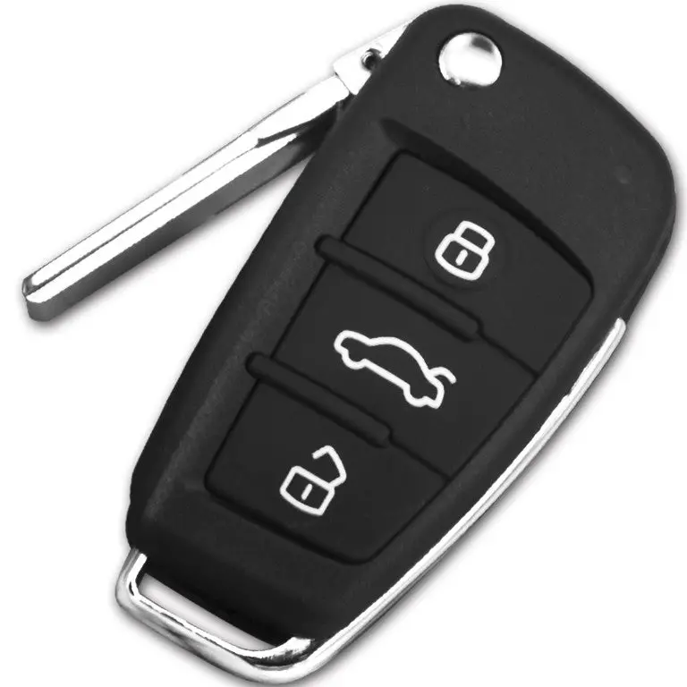 8P0837220d 433Mhz 48 Chip Flip Remote Key For Audi A3 Tt S3 3Button (8P0 837 220D) 1