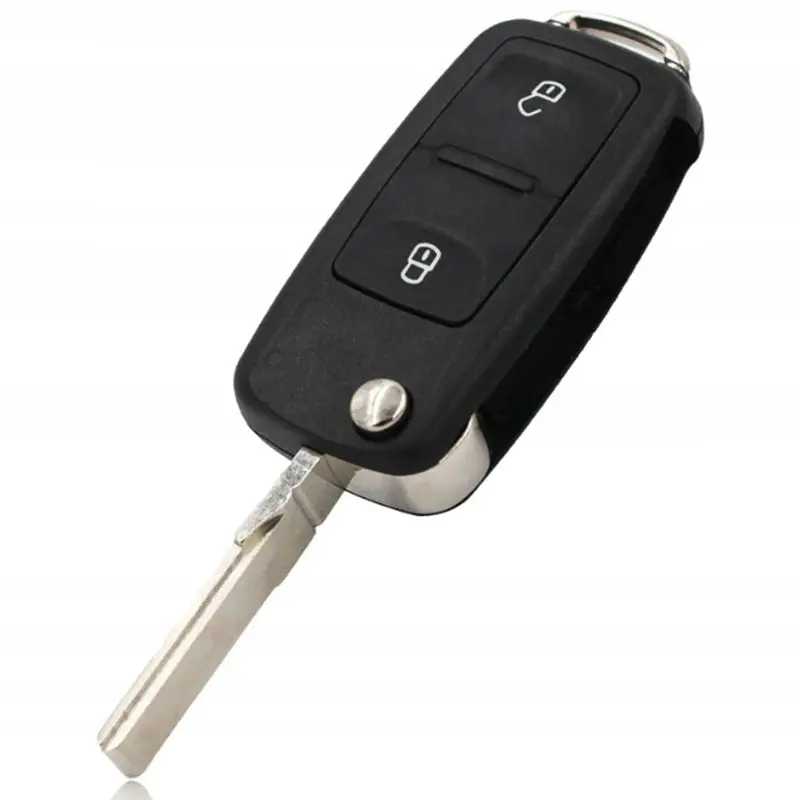 (433Mhz) 7E0837202bd Mqb Megamos Aes Chip Flip Remote Key For Vw Amarok Transporter T6 2 Button 1