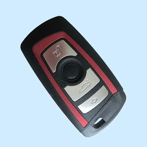 4 Buttons Smart Key Shell For Bmw - Red Color - 5 Pcs 1