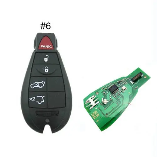 4+1 Buttons 433Mhz Remote Key For Chrysler Dodge Jeep #6 Fccid: M3n5wy783x 1