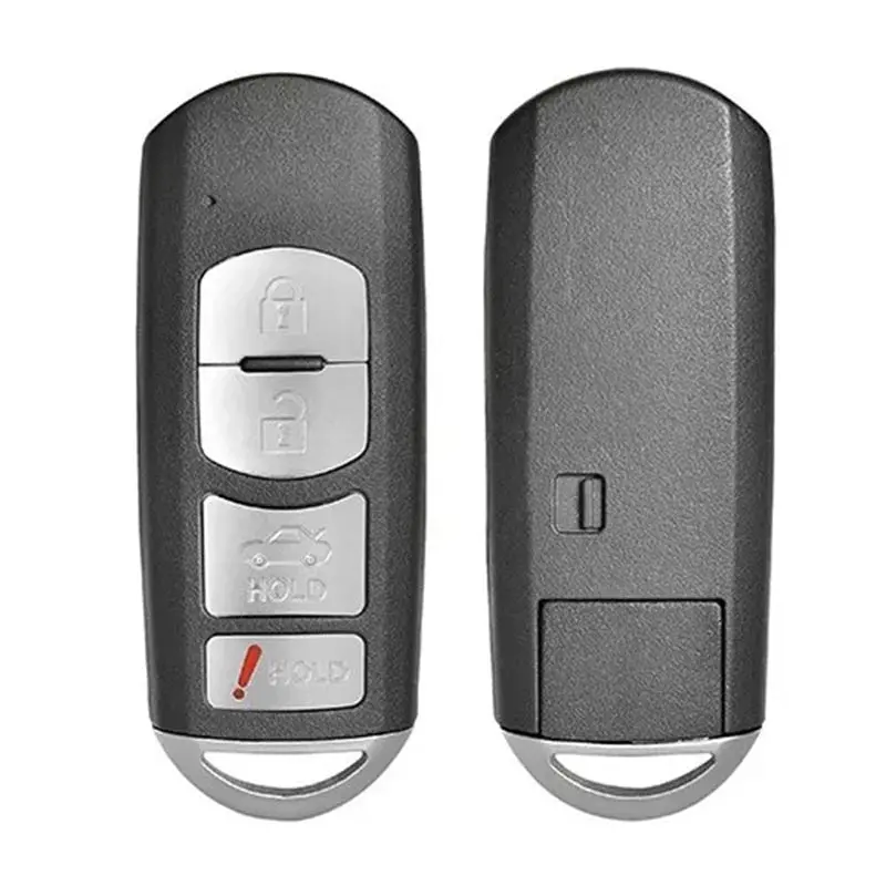 4 Buttons Flip Remote Car Key Case Key Shell For Mazda - Pack Of 5 1