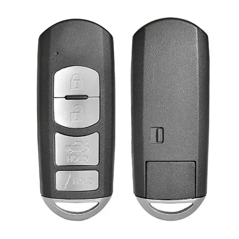 4 Buttons Flip Remote Car Key Case Key Shell For Mazda - Pack Of 5 1