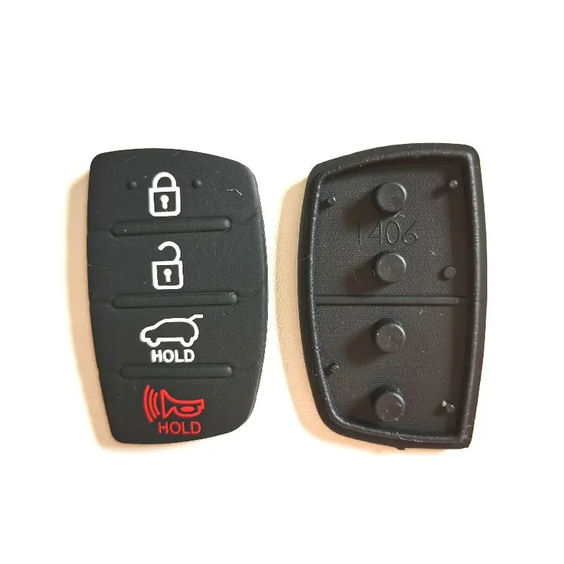 4 Buttons Remote Rubber For Hyundai 10 Pcs 1