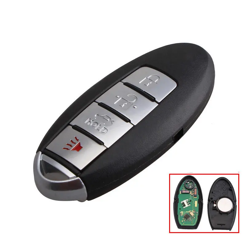 4 Buttons Smart Card Key For Nissan 315Mhz Pcf7952 Chip Altima Maxima Murano Crosscabriolet Kr55wk48903 Kr55wk49622 1