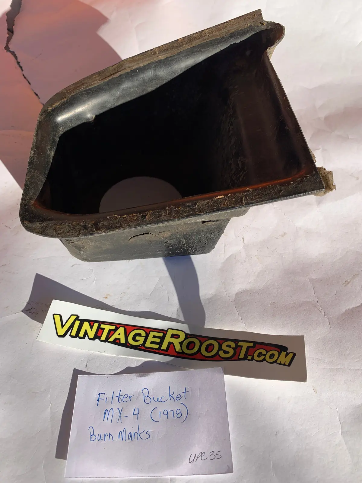 Can Am, Filter Bucket, 1979 And 1980 Qualifier, 175 And 250, Used Parts 1