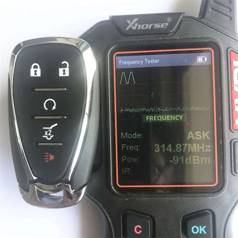 5 Buttons 315Mhz Smart Proximity Key For 2015~2019 Gm Chevrolet - Id46 2