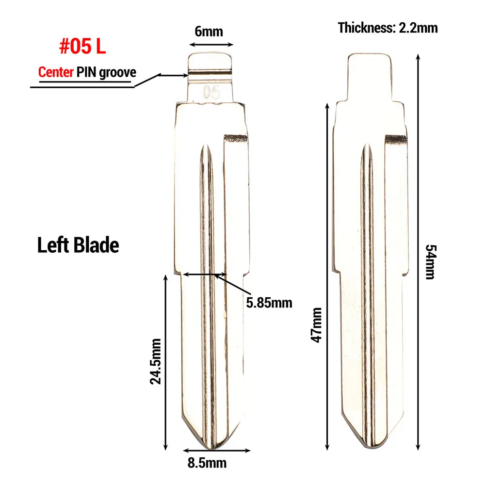 #5 Vvdi Kd Remote Key Blade For Great Wall 1
