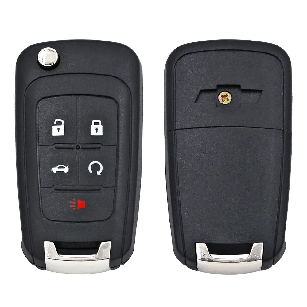 5Btns Flip Remote Car Key 315Mhz 433Mhz For Chevrolet Cruze Impala Malibu Ss 2011-2017 Pcf7952 Chip Oht05918179 Smart System 1