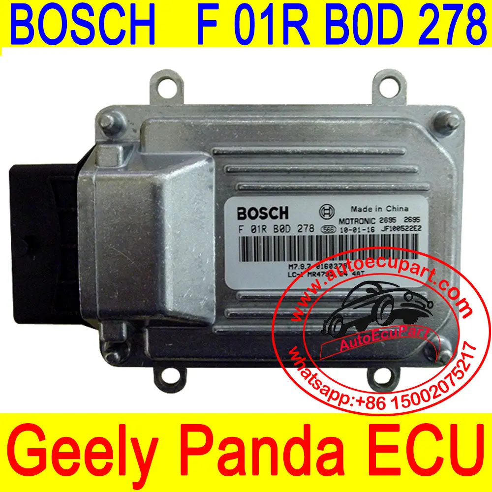 New Engine Computer Bosch M7 Ecu F 01R B0d 278 / F01rb0d278  Mr479q Lc-1 01603791 For Geely  Panda 1