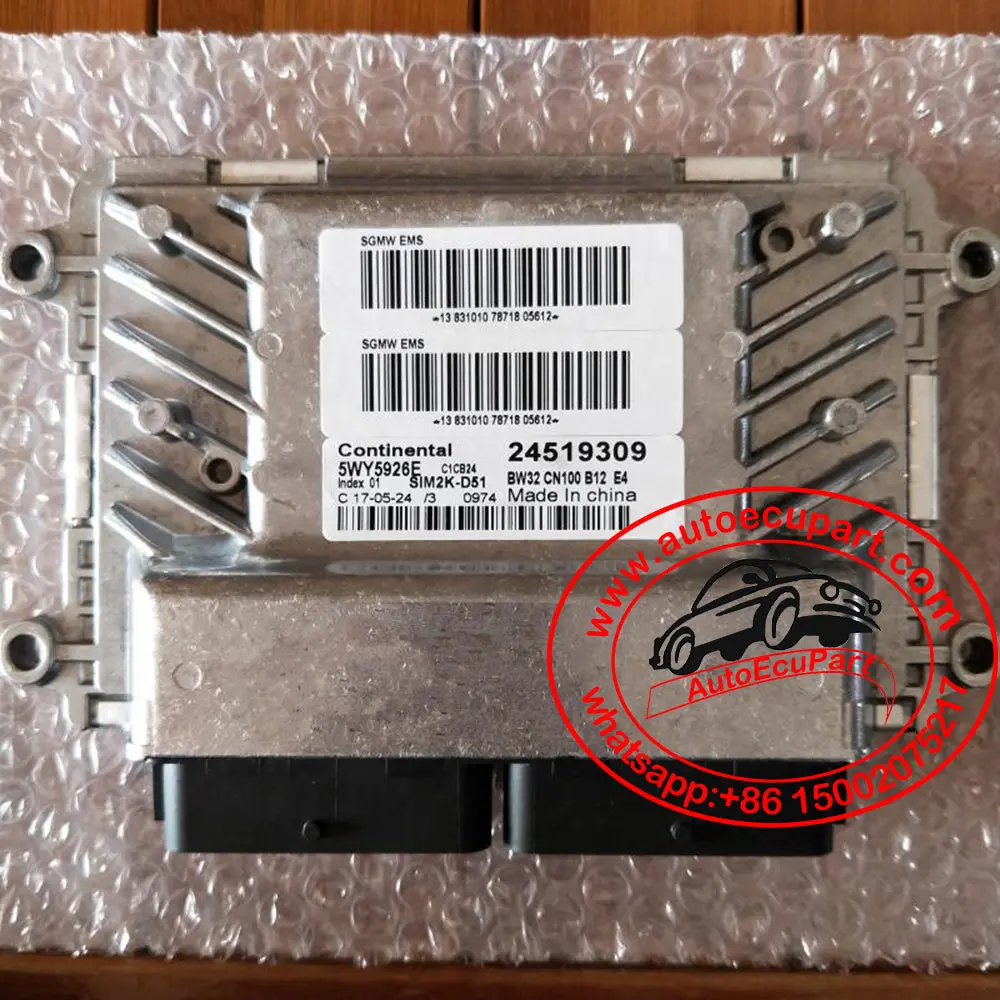 New Engine Computer Continental Ecu 5Wy5926e 24519309 For Sgmw 1