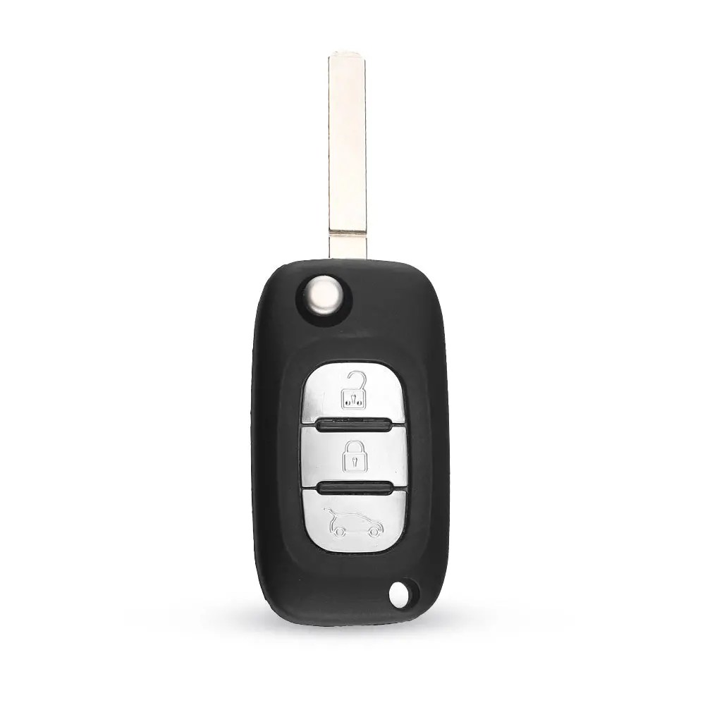 5Pcs Flip Remote Control Key Case Shell For Renault Clio Megane Kangoo Modus 3 Button Va2 1