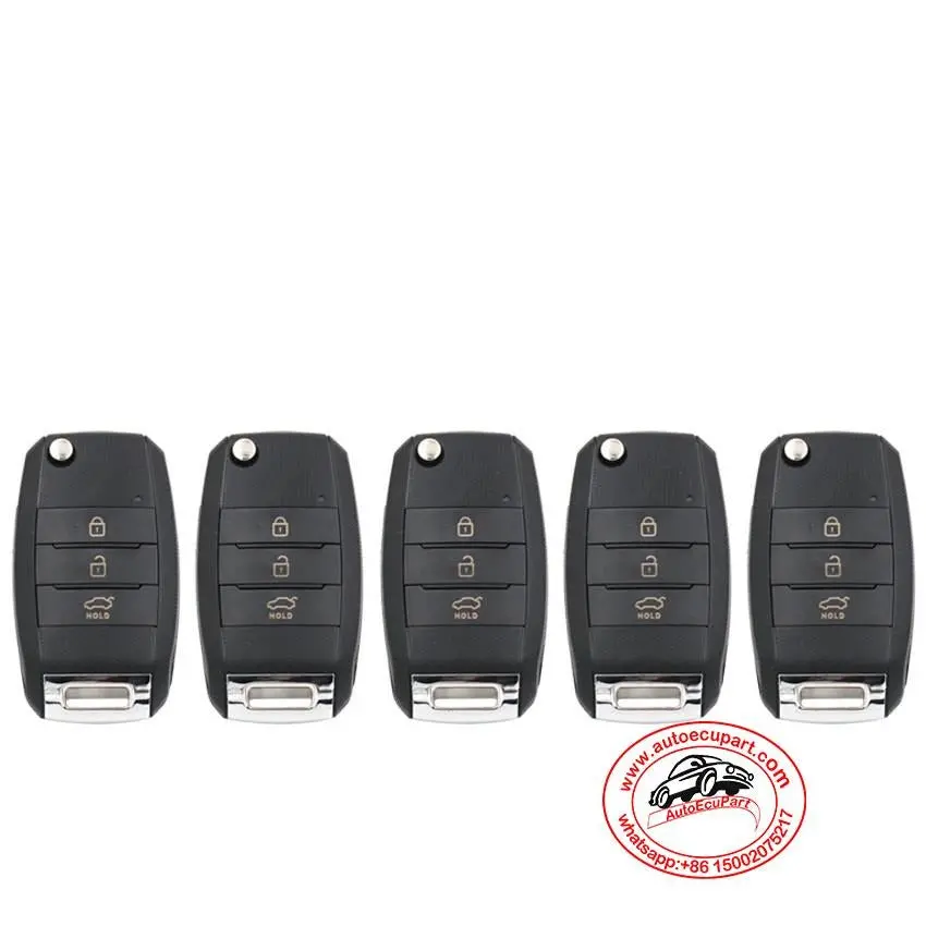 5Pcs Kd B19-3 Universal Remote Control Key 3 Button (Keydiy B Series) 1