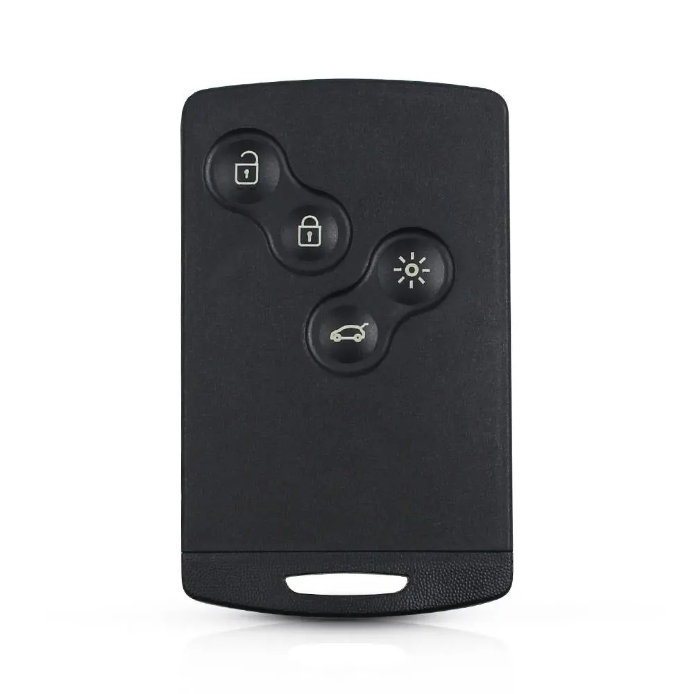 5Pcs Remote Key Case Smart Card Fob Shell For Renault Megane 3 Clio 4 Koleos Scenic Laguna 1