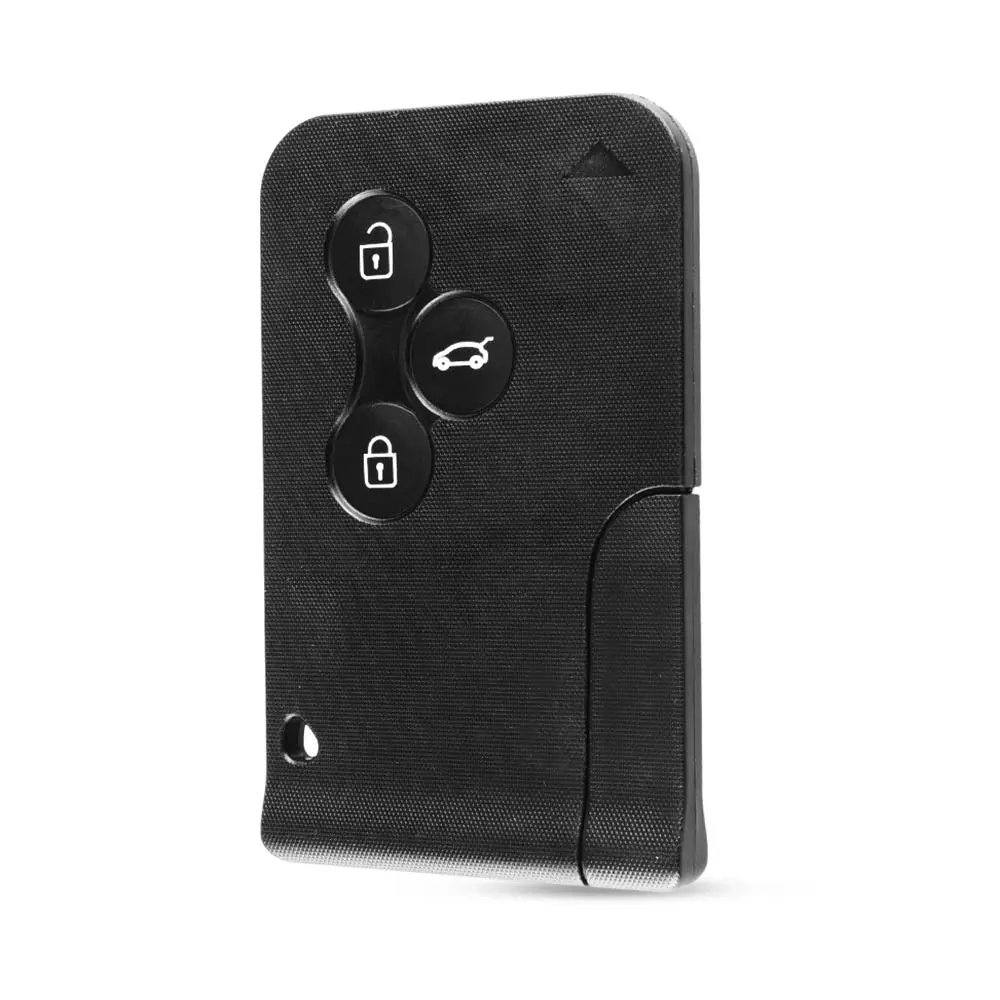 5Pcs Smart Fob Shell 3 Buttons Remote Car Key Case For Renault Clio Logan Megane 2 3 Koleos Scenic 1