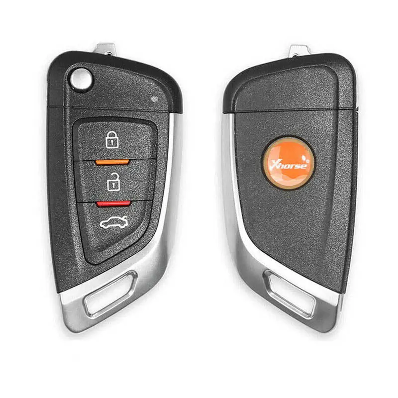 5Pcs Xkkf02en Vvdi Wire Remote Key 3 Buttons Xhorse Universal For Vvdi2, Vvdi Key Tool Max Pro 1