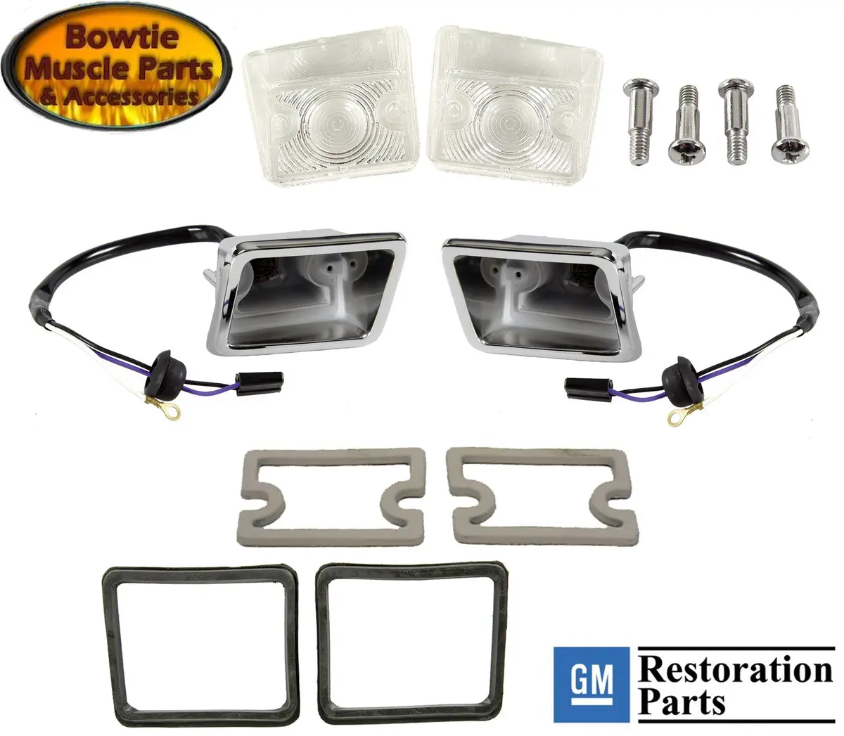 67 Camaro Rs Rallysport Parking Lamp Housing Lens Gasket Seal Kit 1