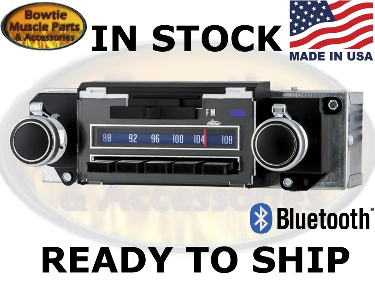 69 70 Impala Caprice Bel Air Factory Correct Am Fm Bluetooth Radio Blue Light 1